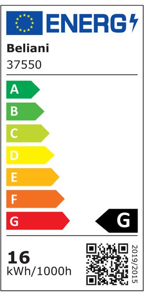 LED nástěnná lampa NUEVO Kov Zlatá