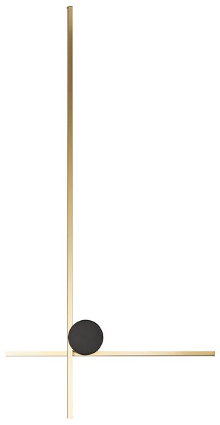 LED nástěnná lampa NUEVO Kov Zlatá