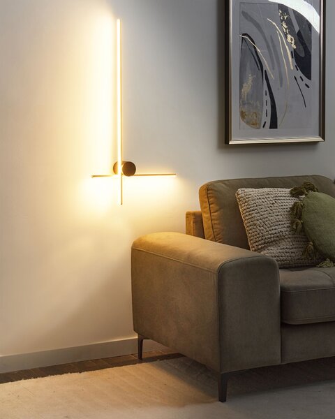 LED nástěnná lampa NUEVO Kov Zlatá