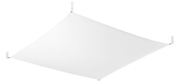 Sollux SL.0738 - LED Stropní svítidlo LUNA 4xG13/8,5W/230V 105x105 cm bílá