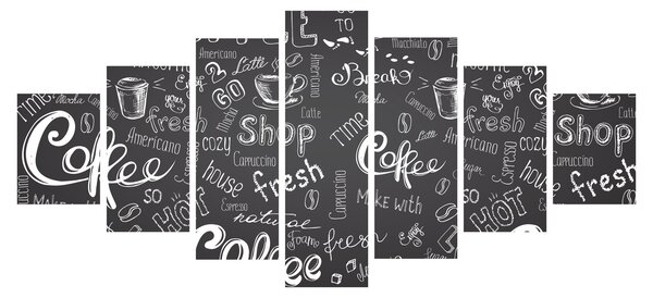 Obraz - Coffee (210x100 cm)