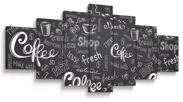 Obraz - Coffee (210x100 cm)