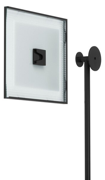 Leskle černý kovový/skleněný rámeček na zeď 57x99 cm Flute – Umbra