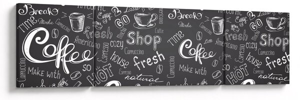 Obraz - Coffee (170x50 cm)