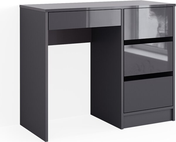 Toaletní stolek Vicco Sherry Antracit 90 cm se 4 zásuvkami, Model 40830