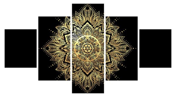 Obraz - Mandala bohatství (125x70 cm)