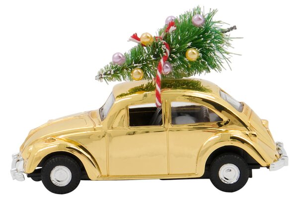 Vánoční autíčko Xmas Car Mini Golden House Doctor