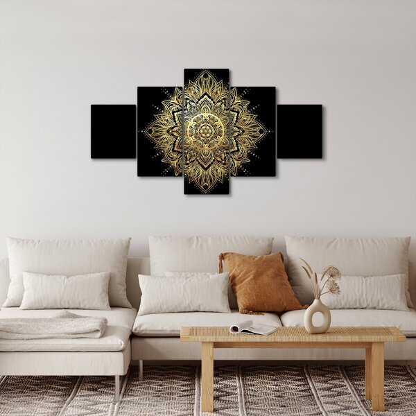 Obraz - Mandala bohatství (125x70 cm)