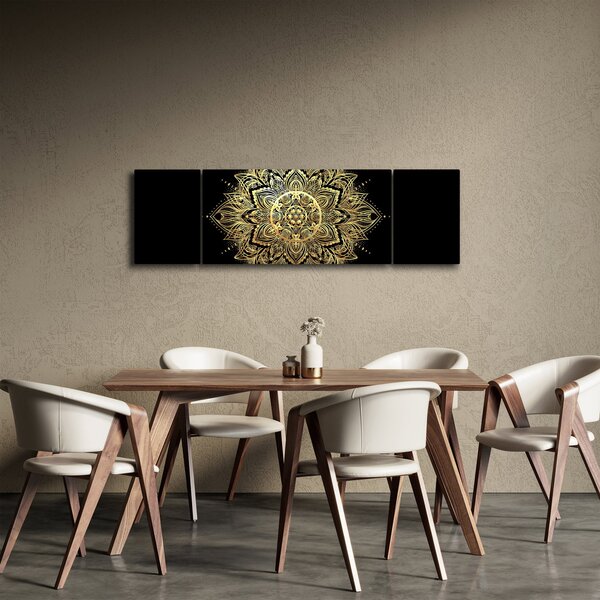 Obraz - Mandala bohatství (170x50 cm)