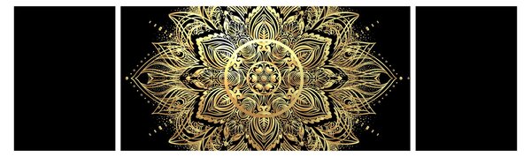 Obraz - Mandala bohatství (170x50 cm)