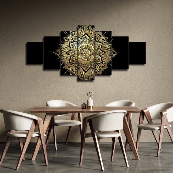 Obraz - Mandala bohatství (210x100 cm)