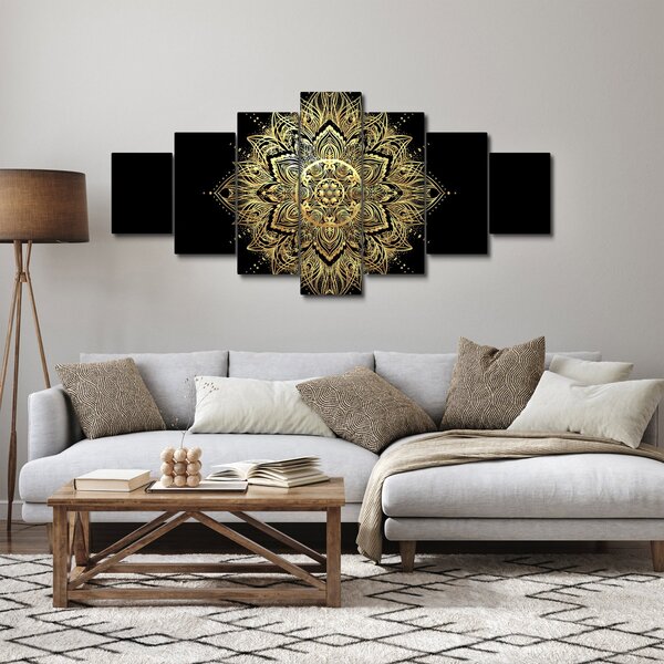 Obraz - Mandala bohatství (210x100 cm)