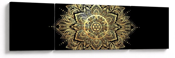 Obraz - Mandala bohatství (170x50 cm)