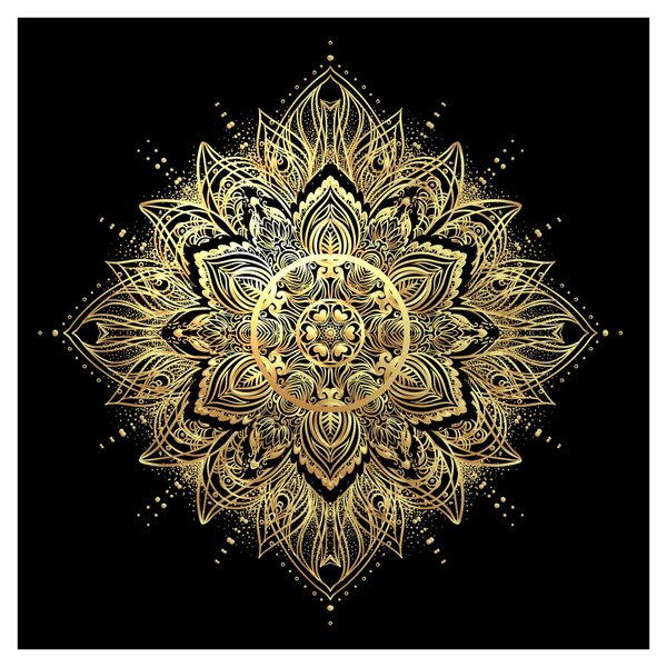 Obraz - Mandala bohatství (30x30 cm)