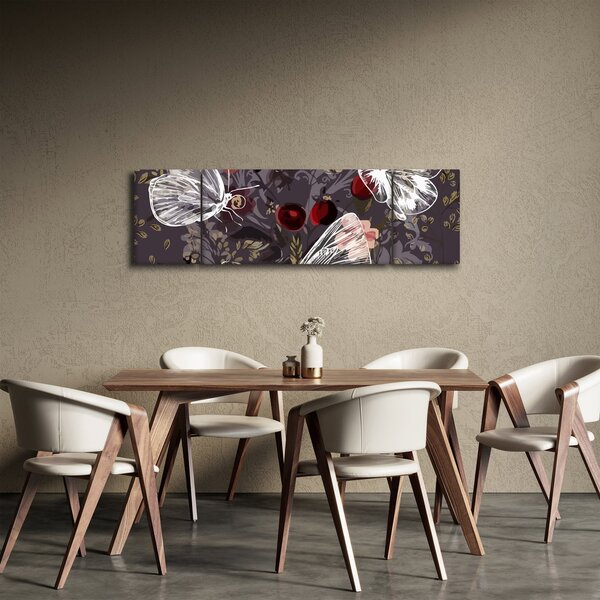 Obraz motýlů (170x50 cm)