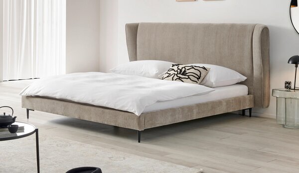 ČALOUNĚNÁ POSTEL, 180/200 cm, béžová Livetastic - Online Only postele, Online Only