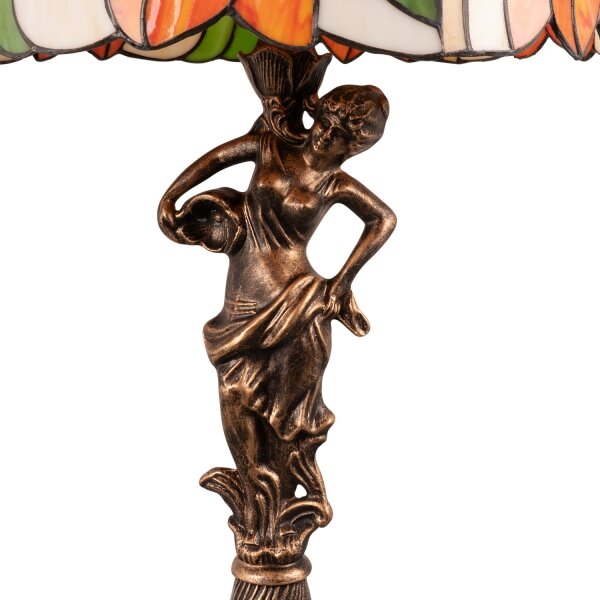 Brilagi - Tiffany vitrážová stolní lampa SUNFLOWER 1xE27/60W/230V