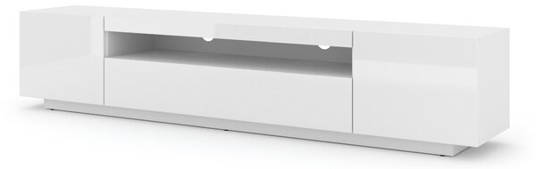 TV stolek/skříňka Aurinko 200 (lesklá bílá)