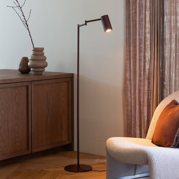 IT´S ABOUT ROMI It's about RoMi stojací lampa Bilbao, tmavě červená, výška 154 cm, Červená, Obývací pokoj / jídelna, kov, Moderní