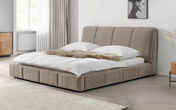 ČALOUNĚNÁ POSTEL, 180/200 cm, béžová Livetastic - Online Only postele, Online Only