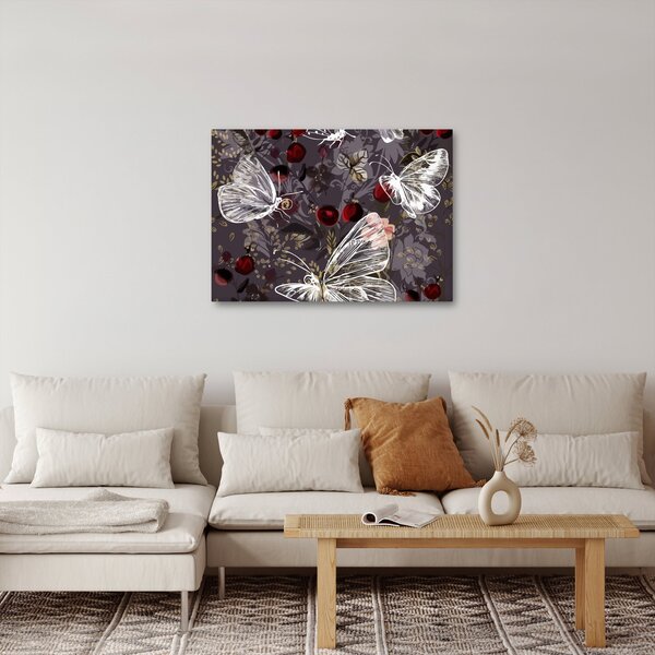 Obraz motýlů (70x50 cm)