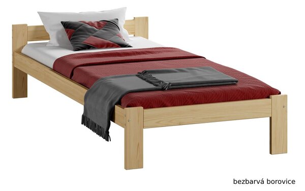 Masivní postel Naba 80 x 200 cm + matrace a rošt zdarma
