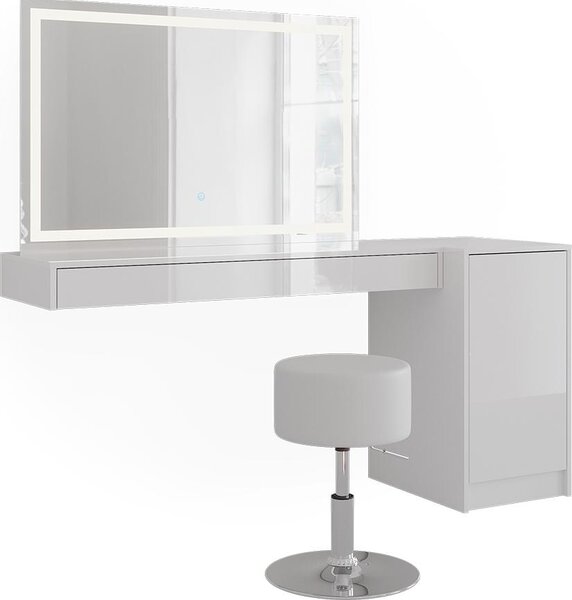 Toaletní stolek Vicco Sherry Bílá 120 cm 4 díly, Model 59576