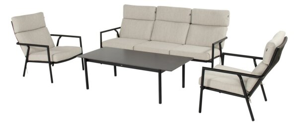 Shinzo zahradní lounge souprava s lavicí pro 3