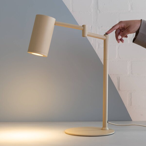 IT´S ABOUT ROMI It's about RoMi stolní lampa Bilbao, béžová, výška 48 cm, Krémová / jantar, Obývací pokoj / jídelna, kov, Moderní