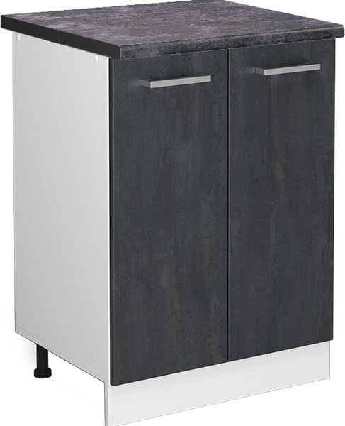Spodní skříňka kuchyňské linky Vicco R-Line Černý beton 60 cm PD Antracit, Model 47504