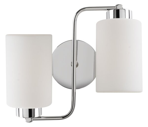 Opviq Nástěnná lampa Balcova III stříbrná