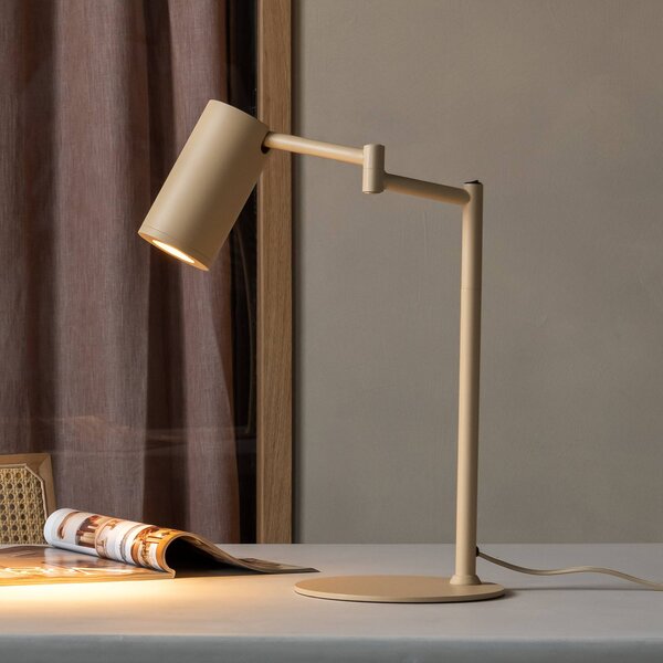 IT´S ABOUT ROMI It's about RoMi stolní lampa Bilbao, béžová, výška 48 cm, Krémová / jantar, Obývací pokoj / jídelna, kov, Moderní