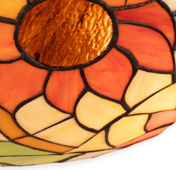 Brilagi - Tiffany vitrážové stropní svítidlo SUNFLOWER 2xE27/60W/230V pr. 40 cm