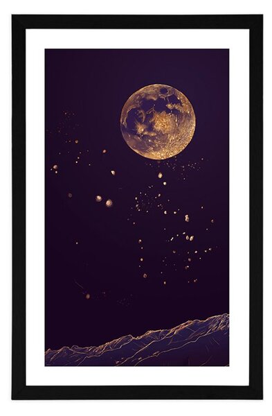 Plakát s paspartou kouzelná planeta