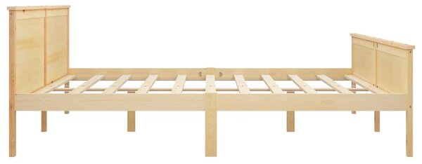 Rám postele masivní dřevo borovice 200 x 200 cm 322180