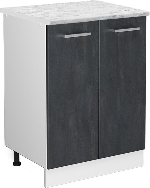 Spodní skříňka kuchyňské linky Vicco R-Line Černý beton 60 cm PD Mramor, Model 47506
