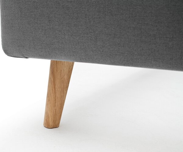 ČALOUNĚNÁ POSTEL, 140/200 cm, světle šedá Livetastic - Online Only postele, Online Only
