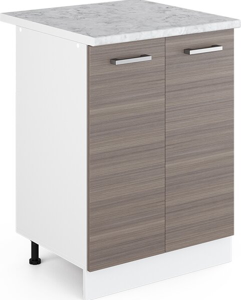 Spodní skříňka kuchyňské linky Vicco R-Line Ušlechtilá šedá 60 cm s pracovní deskou, Model 29707