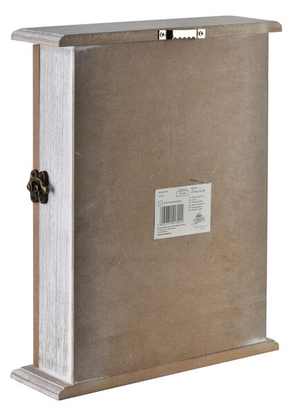 Mondex Dřevěná skříňka na klíče STACY 19,5x6x28 cm hnědá