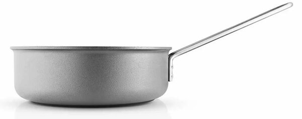 Eva Trio Grey Line Hluboká pánev s keramickým nepřilnavým povrchem 24 cm, bez PFAS, na indukci, do trouby, dánský design, výrobce Eva Solo
