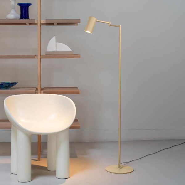 IT´S ABOUT ROMI It's about RoMi stojací lampa Bilbao, béžová, výška 154 cm, Krémová / jantar, Obývací pokoj / jídelna, kov, Moderní