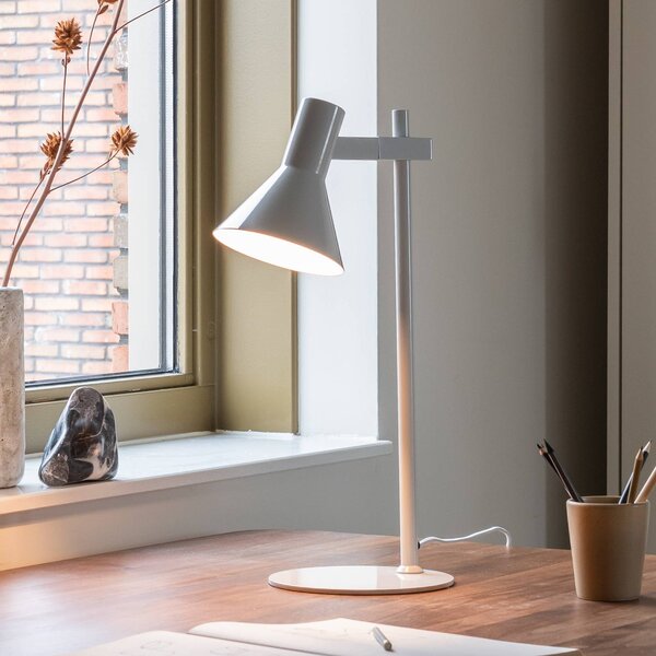 IT´S ABOUT ROMI It's about RoMi Stolní lampa Stavanger, světle šedá, výška 51 cm, Hliník / šedá / zinek, Pracovna / kancelář, kov, Skandinávský