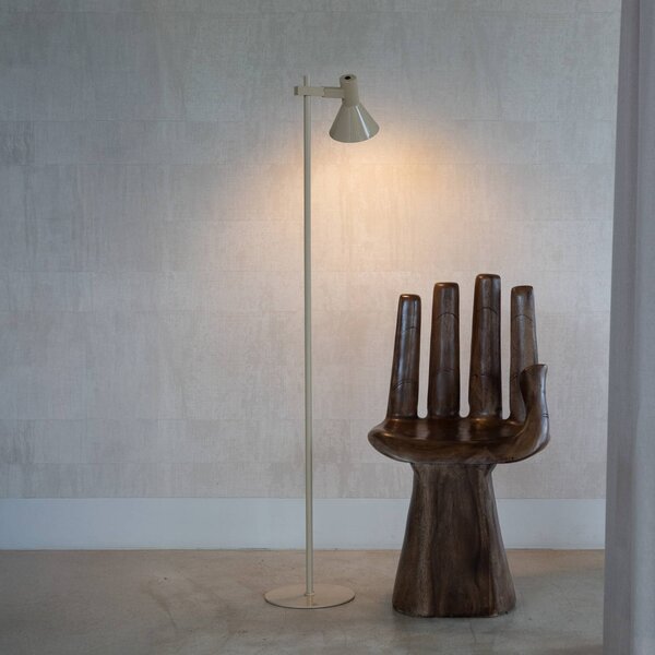 IT´S ABOUT ROMI It's about RoMi stojací lampa Stavanger, béžová, výška 146 cm, Krémová / jantar, Obývací pokoj / jídelna, kov, Skandinávský