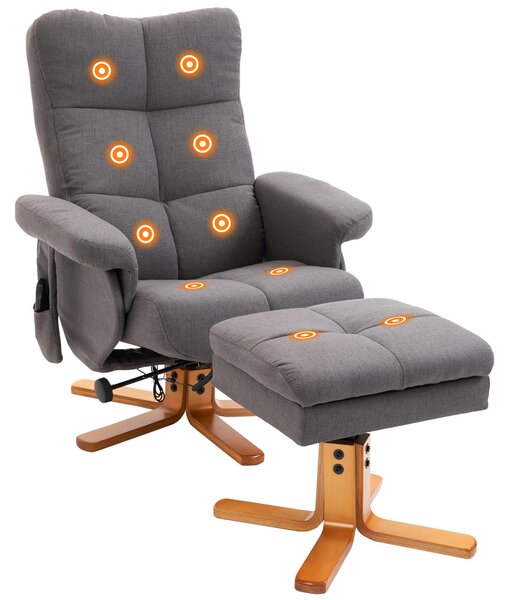Masání křeslo HOMCOM 700-111V03CG - B