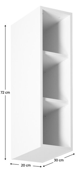 Horní kuchyňský regál W200 Aurellia (bílá)
