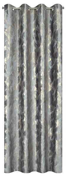 ZATEMŇOVACÍ ZÁVĚS NA KROUŽCÍCH MELODY 140X250 CM ŠEDÁ