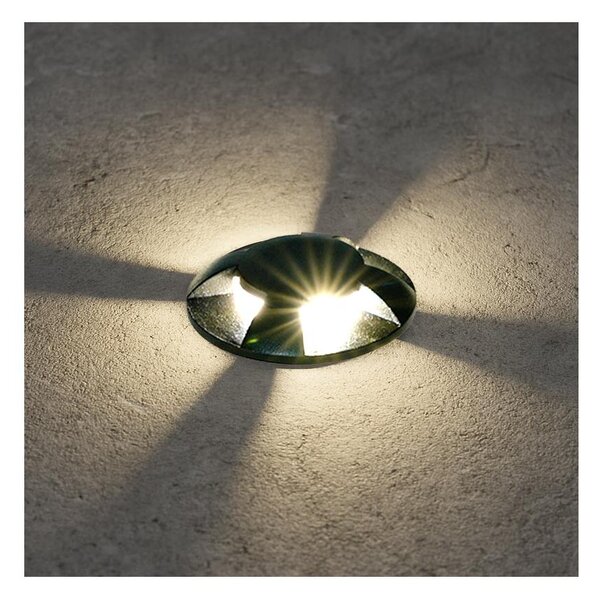Brilagi - LED Venkovní nájezdové svítidlo GROUNDRAY LED/1W/230V černá IP67