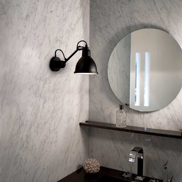 DCW éditions Lampe Gras N°304 E14 nástěnné koupelnové svítidlo IP64 BíláII
