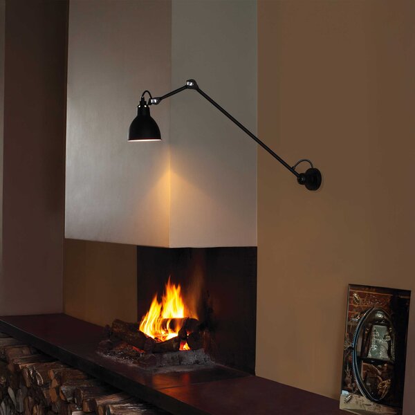 DCW éditions Lampe Gras N°304 L60 E14 nástěnné svítidlo ČervenéOvál