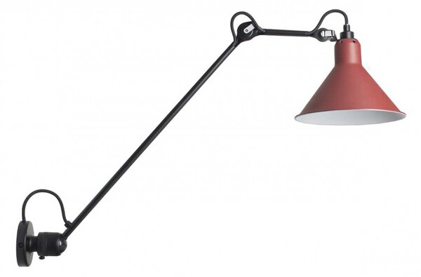 DCW éditions Lampe Gras N°304 L60 E14 nástěnné svítidlo ČervenéOvál
